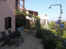 Sardinien, Porto Alabe, Ferienwohnung Antonica, Terrasse mit Aussendusche Sardinien, Porto Alabe, Ferienwohnung Antonica, Terrasse mit Aussendusche