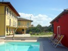 Italien, Piemont, Winzergut Al Coniglio Bianco, pool