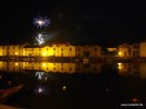 Sardinien, Bosa bei Nacht, Temo