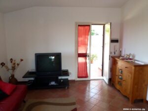 TV, gemütliches Sofa - Ferienhaus Carina