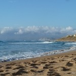 Strand und Steilküste