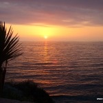Von der Terrasse den Sonnenuntergang beobachten. Urlaub im Fischerhaus Domenica in Porto Alabe Fischerhaus Domenica