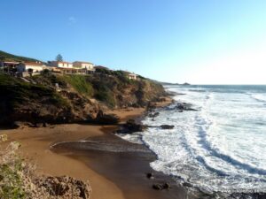 Am Strand von Porto Alabe