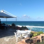 Sitzplatz mit Meerblick, Fischerhaus Domenica