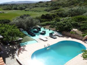 Mirte, Ferienhaus mit Garten und Pool