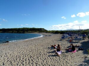 Ostkueste, Agrustos, Strand im Oktober