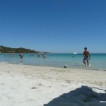 Strand von Porto Ottiolu im August