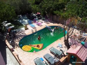 Auch der Pool ist im Sommer die Atraktion