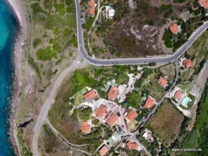 Ville smeralda mit Pool und Meerblick