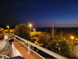 Blick von Restaurant im Alabe Hotel