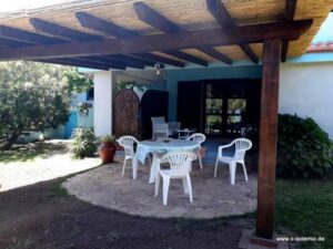 Terrasse vor der Wohnung, Perdepera, Ostküste