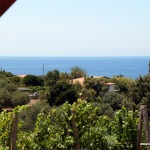 Blick von der Terrasse, Azzurro Vista im Weinberg, Mare im EG
