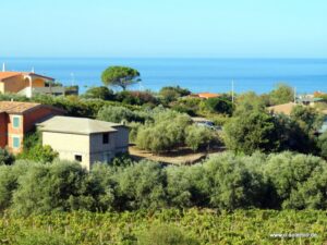 Meerblick vom Balkon, Azzurro Vista im Weinberg, Sole im OG