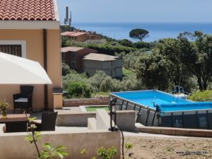 Meerblick und Pool, Azzurro Vista