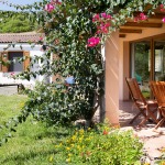 Casa Aglientina nahe San Pantaleo, Terrasse und Suite