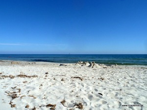 Strand spiaggia Berchida, Orosei, Sardinien