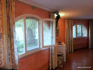 Wohnraum in der Villa Sa Petra Ruja