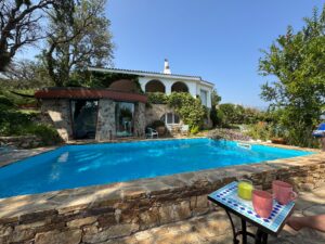 Herrlich - der Pool direkt vor dem Haus Sa Petra Ruja