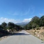 Ogliastra, Landstrasse zwischen Orgosolo und Santa Maria Navarrese