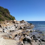 Klippen am Strand von Orri, bei Arbatax