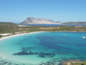 Strand La Cinta bei San Teodoro, Isola Tavolara