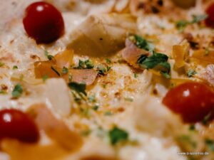 Mmmh! Pizza aus dem Steinofen - köstlich!