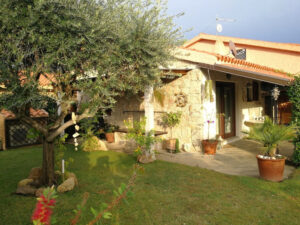 Terasse, Ferienhaus Agrustos mare, nahe Budoni an der Ostküste