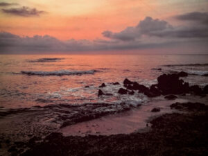 Romantische Stimmung am Meer