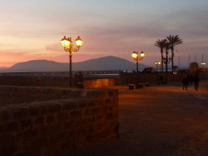 Alghero am Abend