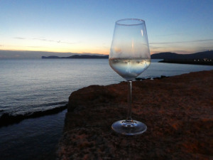 Abend am Meer, mit Blick auf Cappo Caccia