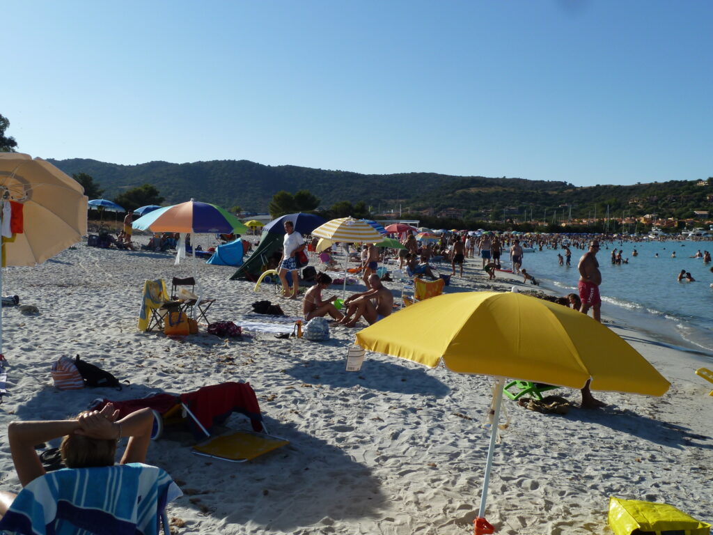 Sardinien, Osten, Strand von Porto Ottiolu Aust in Sardinien, Osten, Strand von Porto Ottiolu