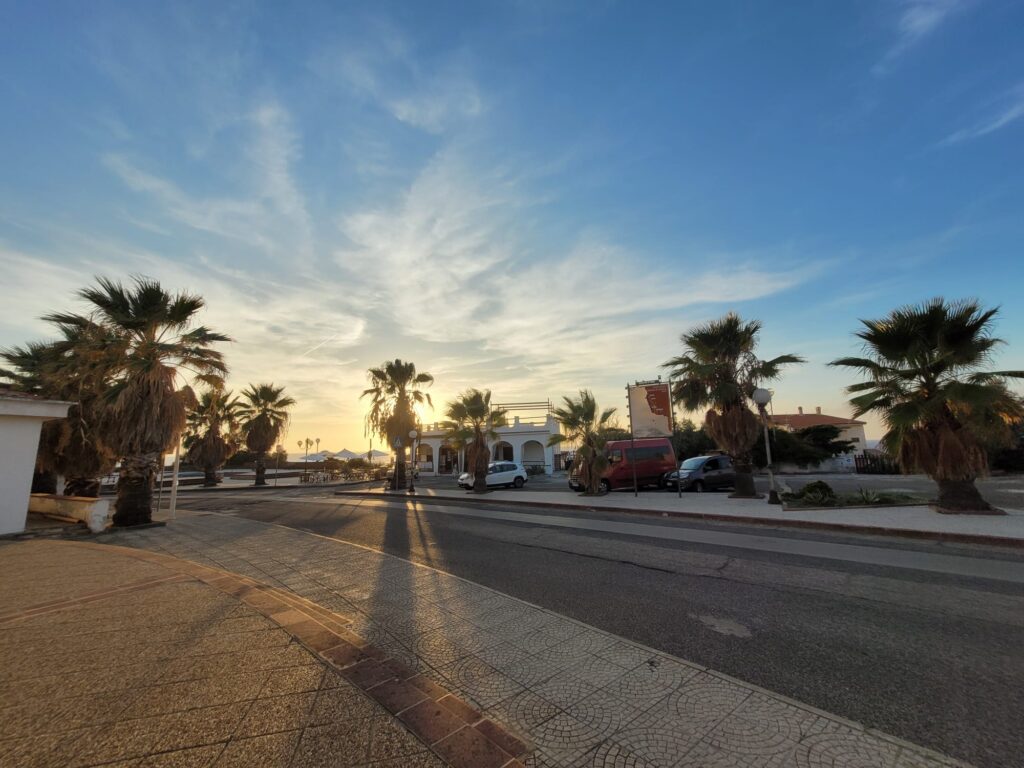 Die Piazza in Porto Alabe
