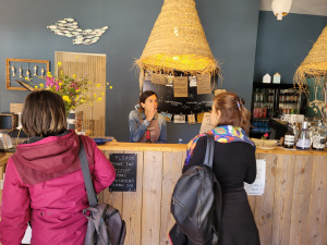 Monica vom streetfish in Porto Alabe: Dal lisca, im April 2024
