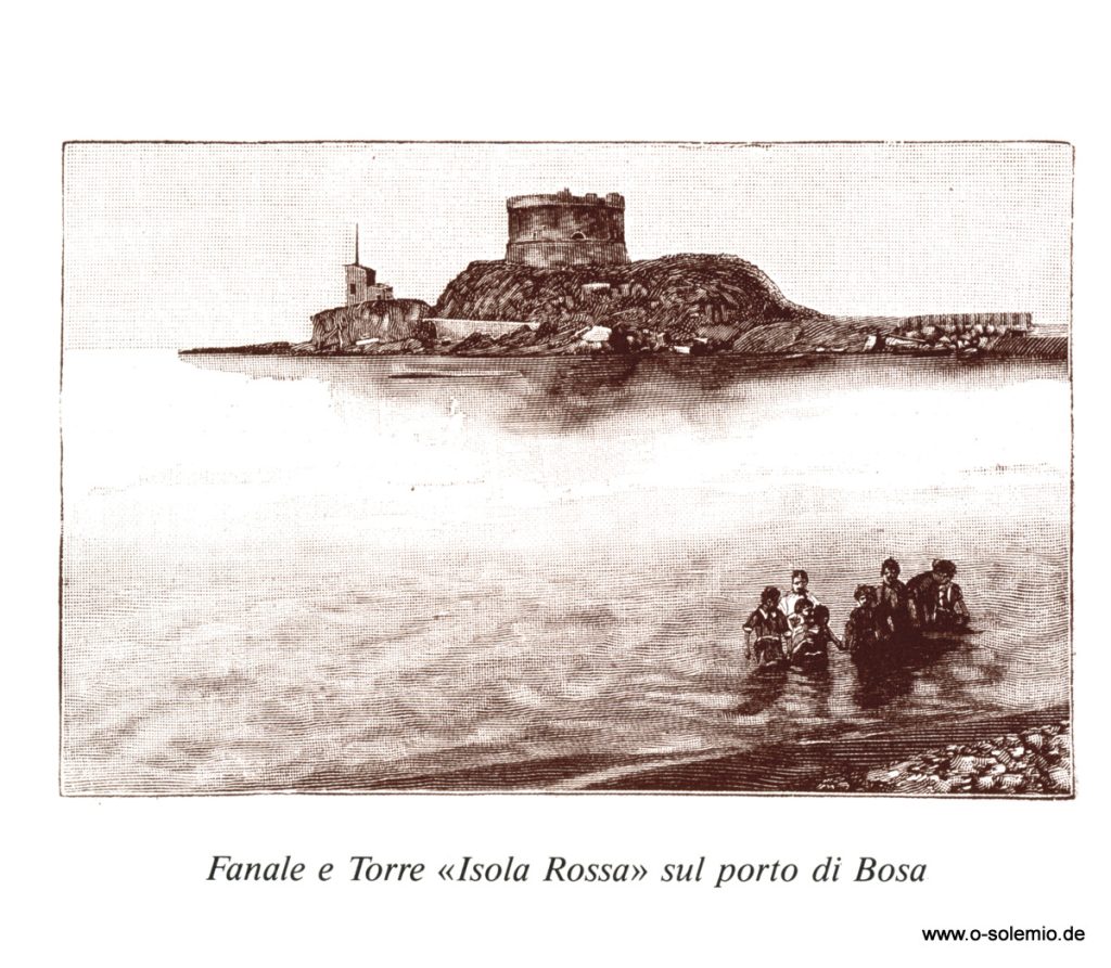Fanale e Torre Isola Rossa sul porto di Bosa Fanale e Torre Isola Rossa sul porto di Bosa