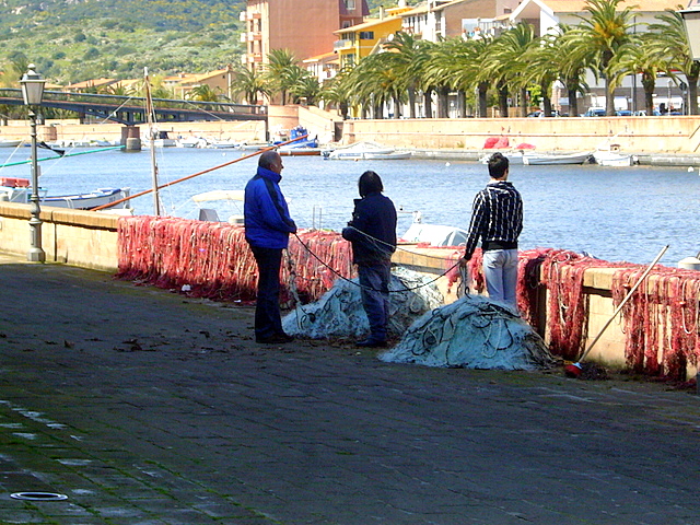 Bosa, Sardinien - Fischer, tourismus Bosa, Sardinien - Fischer