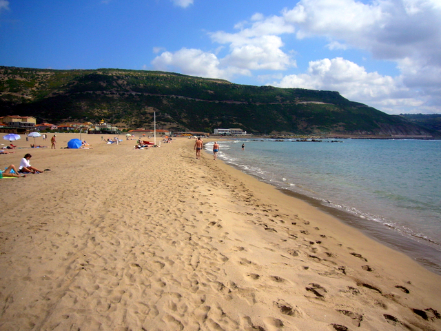 Sardinien bosa marina strand Sardinien bosa marina strand