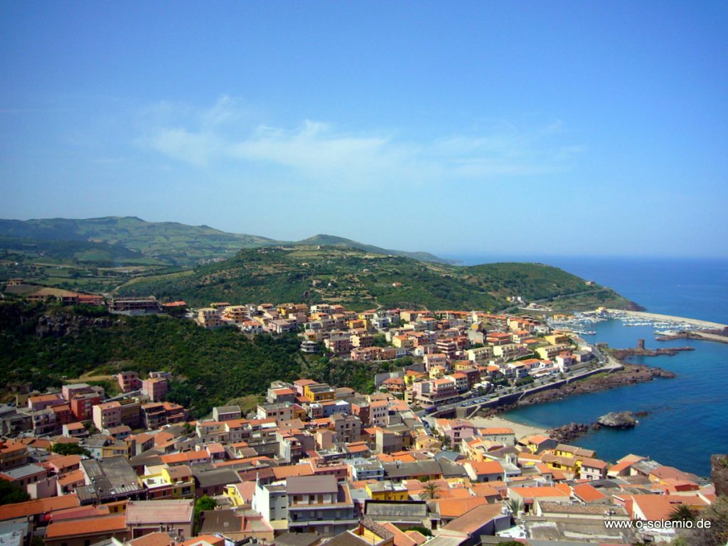 Castelsardo, Burg auf dem Gipfel der Stadt sardinien 5.09 130